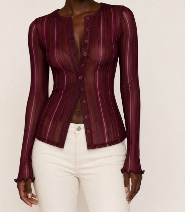 Top mesh fuchsia
