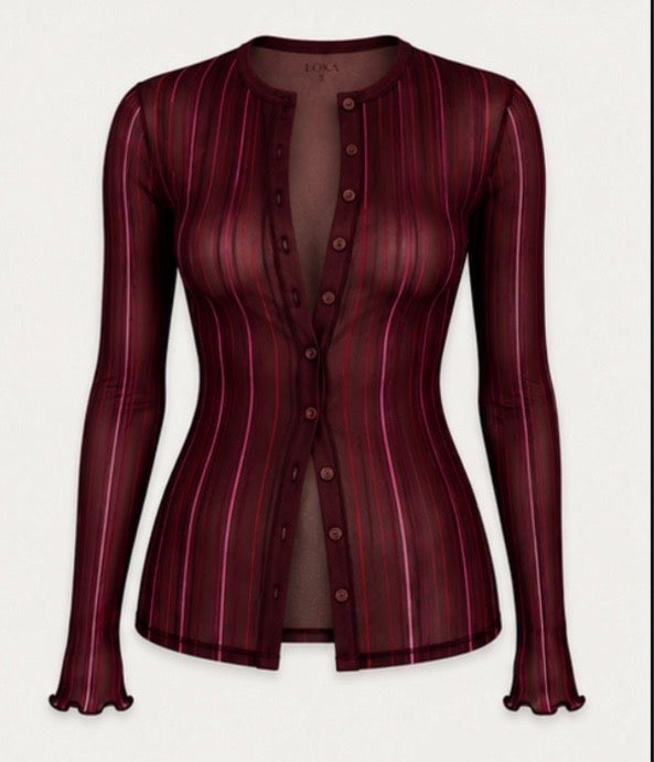 Top mesh fuchsia