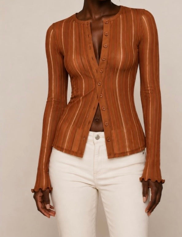 Top mesh terracotta